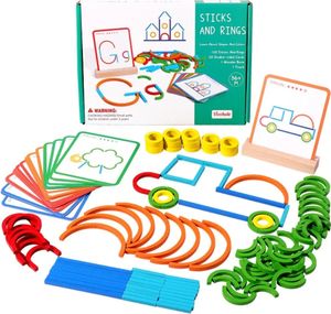 Kreativní Dřevěné puzzle, Dřevěné Puzzle pro děti, Logické hry pro děti (120ks) - KIDDOQUEST