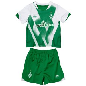 umbro SV Werder Bremen Heim-Trikotset 22/23 Baby - grün/weiß 80-86