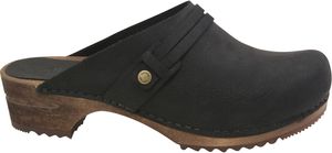 Sanita Wood-Ursana Open Clog Black Gr.38