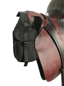 AMKA Packtasche vorne  Vorderpacktasche für Pferde schwarz klein 013/04C