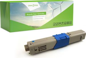 Green2Print Toner cyan 5000 Seiten ersetzt OKI 44469706 passend für OKI MC351, MC352DN, MC361, MC362DN, MC561, MC562DNW, MC562DN, C310DN, C330DN, C331DN, C510DN, C511DN, C530DN, C531DN