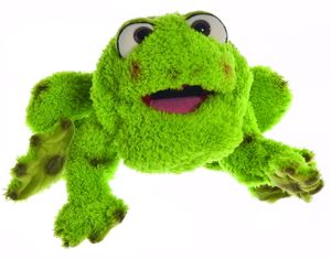 Living Puppets Handpuppe "Rolf der Frosch"