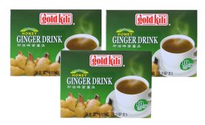 [ 3x 180g ( 10x18g) ] GOLD KILI  Instant Ingwer Getränk / Ingwergetränk / Ginger Drink
