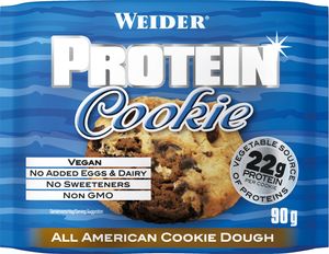 Joe Weider Protein Cookie, 12 Cookies á 90g, Geschmack:Double Choc Chips