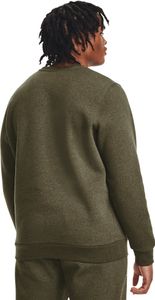 Under Armour Koszulka męska Essential Fleece Crew - 1374250, kolor:ciemnozielony, materiał:XL