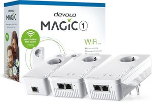 Devolo Magic 1 WiFi Network Kit 1200 Mbit/s Ethernet/LAN WLAN Weiß 3 Stück(e)
