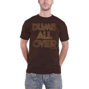 Frank Zappa - "Dumb All Over" T-Shirt für Herren/Damen Unisex RO8378 (XL) (Braun)
