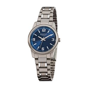 Regent Titan Damen Uhr F-857 Quarzuhr Armband silber grau D2URF857
