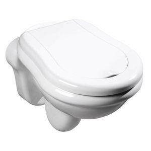 Retro Nostalgie Wand-Hänge-WC Toilette weiss Badezimmer Keramik 38 x 52