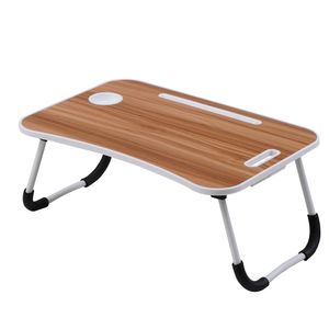 Albatros Laptoptisch für Bett mit Schublade FLIP - Laptop Tisch/Tablett, div Farben Holz, klappbar - Laptop Tisch für Couch/Sofa oder Laptop Ständer für Bett mit Handy/Tablet-Halter (Eiche)