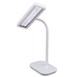 LED Schreibtischlampe Tageslicht dreh-& schwenkbar 8.5W 6500K Weiß Briloner