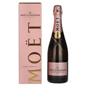 Moët & Chandon Rosé Impérial brut in Geschenkpackung | 12 % vol | 0,75 l