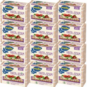 Wasa Knäckebrot Hafer & Sesam VPE (12x230g Packung)