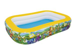 Bestway Pool Planschbecken Schwimmbecken Aufblasbar Mickey Mouse 262 x 175 cm