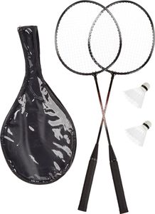 relaxdays Badminton-Set schwarz