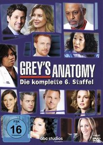 Greys Anatomy - Kompl. Staffel #6 (DVD) Repack 6DVDs - Disney  - (DVD Video / TV-Serie)