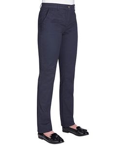 Brook Taverner Damen Chinohose Business Casual Collection Houston Chino 2303 Blau Navy 16R(44)/29