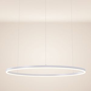 s.luce Ring 100 LED-Pendelleuchte direkt oder indirekt 5m Abhängung Weiß Rund