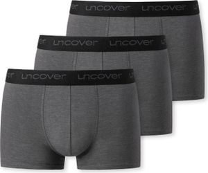 Schiesser Herren 3PACK Shorts dunkelgrau Pack (Mehrfach) Gr. 3XL