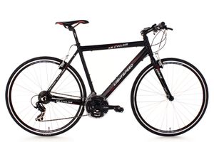 KS Cycling Fitnessrad 21 Gänge Fitness-Bike Lightspeed (Black) 28 Zoll