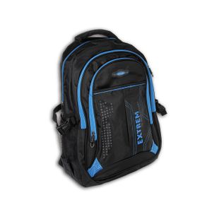Bag Street Synthetik Rucksack Damen Herren Sporttasche schwarz blau D2OTJ605B