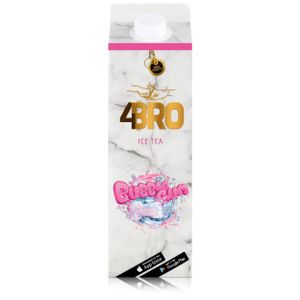 4BRO Ice Tea Eistee Bubble Gum 1L - Erfrischungsgetränk (1er Pack)