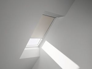 VELUX Verdunkelungsrollo uni beige manuell Rahmen aluminium DKL Y45 1085S