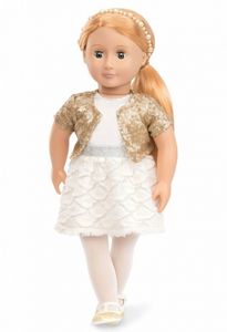 Our Generation - Holiday Hope Puppe 46 cm mit Glitzeroutfit