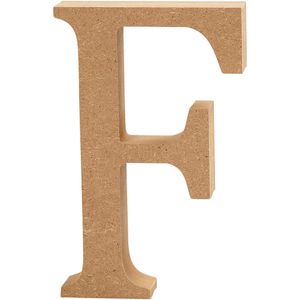 písmeno F MDF 13 cm