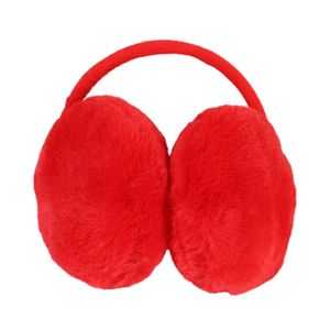 Ohrenschützer, dick, leicht, flauschig, Anti-Verformung, Ohrenwärmer für den Außenbereich, Rot