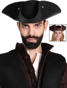 Piratenhut Dreispitz - Henry Farbe: braun