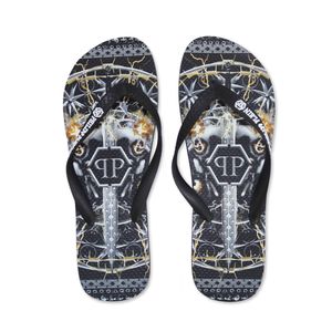 Philipp Plein Flip Flops Unisex BRD_90199_BLACK-MULTI