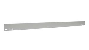 Anschlagleiste für Schulte Fachbodenregale mit Stecksystem | HxB 5,5x75cm | Lichtgrau