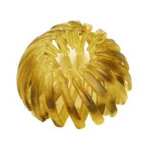 Vogelnestförmige Dutt-Haarkralle, erweiterbarer Kunststoff, Vintage-geometrische Haardutt-Maker für Mädchen – Hellgrün