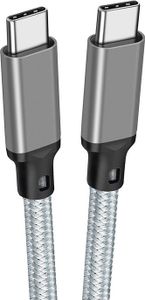 INF Kabel pro rychlé nabíjení USB-C na USB-C Šedá 2 m