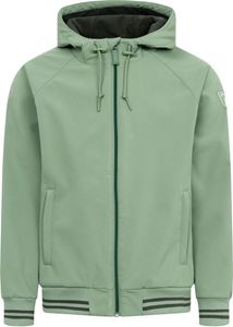 DERBE HAMBURG M-02-SO-HELGOBY Męska kurtka softshell, rozmiar:M, kolor:Deep Forest / Hedge Green
