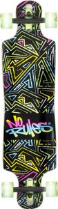 longboard No Rules22 x 83 cm drevo čierna