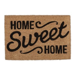 relaxdays Fußmatte Kokos "Home Sweet Home"