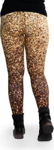 cosey- Christmas Line Leggings- X-Mas Print (Einheitsgröße) - Design Glitter Gold