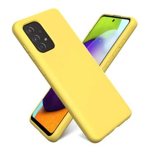 Pouzdro pro mobilní telefon Samsung Galaxy A53 5G ochranný kryt silikonové gelové pouzdro na mobilní telefon, žluté