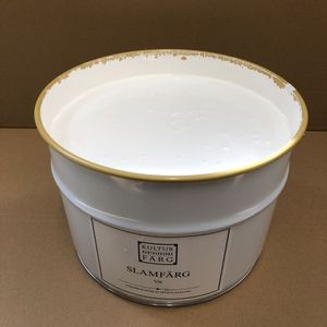 Slamfärg / echte schwedische Schlammfarbe in Weiß -nur zum mischen!- 10 Liter Eimer