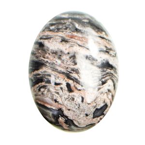 5 Achat Agate Cabochons Quarzstein Klebestein, oval, 20x15x6mm - natürlich Natur