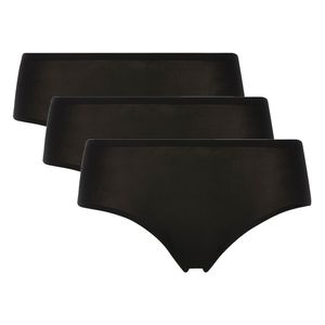 Chantelle dámske šortky 3-pack - SoftStretch, bez švov, neviditeľné, jedna veľkosť čierna 36-44