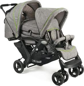 Chic 4 Baby Geschwisterwagen DUO Jeans-grau; 274 32 Chic 4 Baby Geschwisterwagen DUO Jeans-grau; 274 32