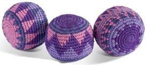Aromatisierte Jonglierbälle, Häkelbälle 6,5 cm - Lavendel (1 Stk.), Polyester,Baumwolle, Spiele aus Filz, Holz