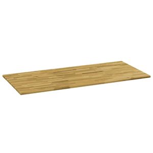 Tisch Möbel Zeitgenössischplatte Eichenholz Massiv Rechteckig 23 mm 100 x 60 cm ❀ Hohequalität