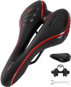 Fahrradsattel, Gel Fahrrad Sattel Bequemer Hohl Ergonomisch Fahrradsitz Tourensattel Geeignet für Herren Damen MTB Rennrad Mountainbike Heimtrainer City Dirt E Bike