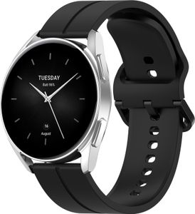 INF Náhradný silikónový remienok na hodinky Haylou Watch 22 mm čierna