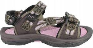 Campus Tress Junior braun/rosa Kindersandalen mit Klettverschluss 35