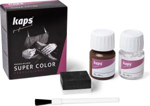 Kaps super color farba na kožu a imitáciu kože vrátane čistiaceho prostriedku - (175) plavá - 25ml